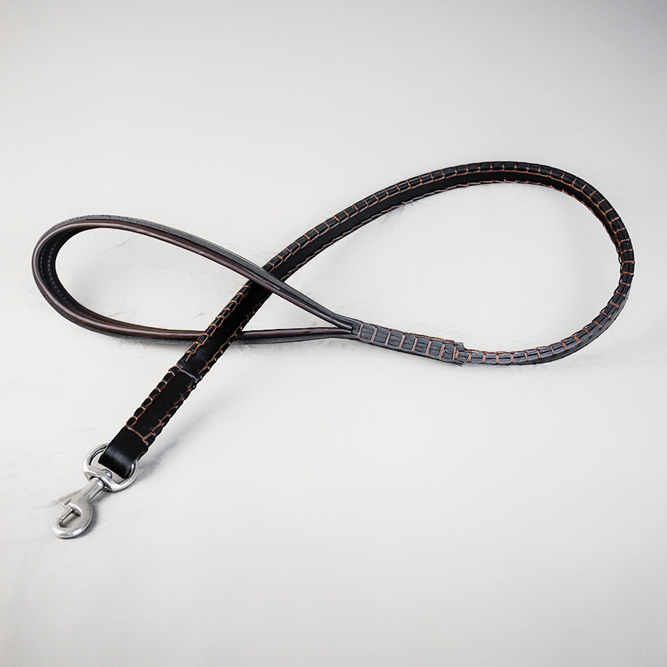 Handsewn 2 leash - Premium Leather leash for Medium and Large Dogs, Handmade